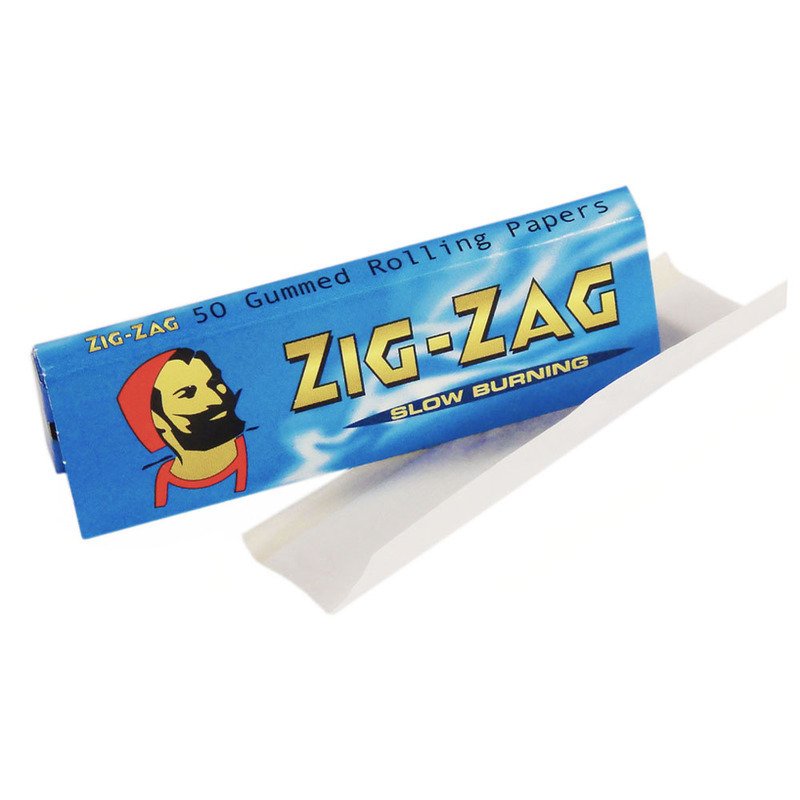 Papel Liar 1 1/4 Zig-Zag Blue